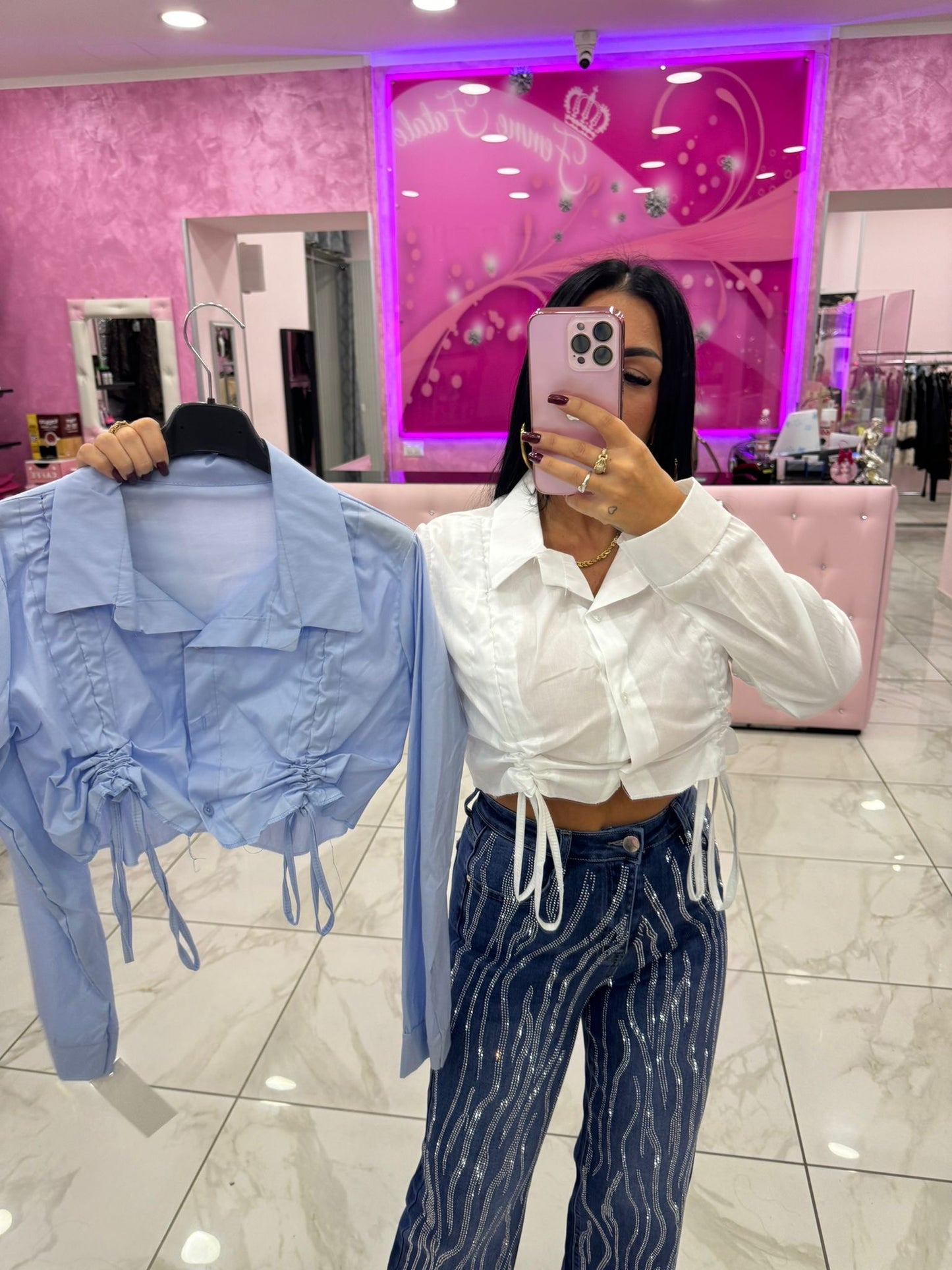 Camicia Drappeggiata