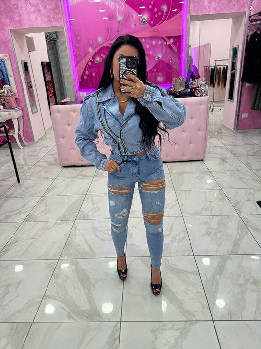 Giubbinetto Denim