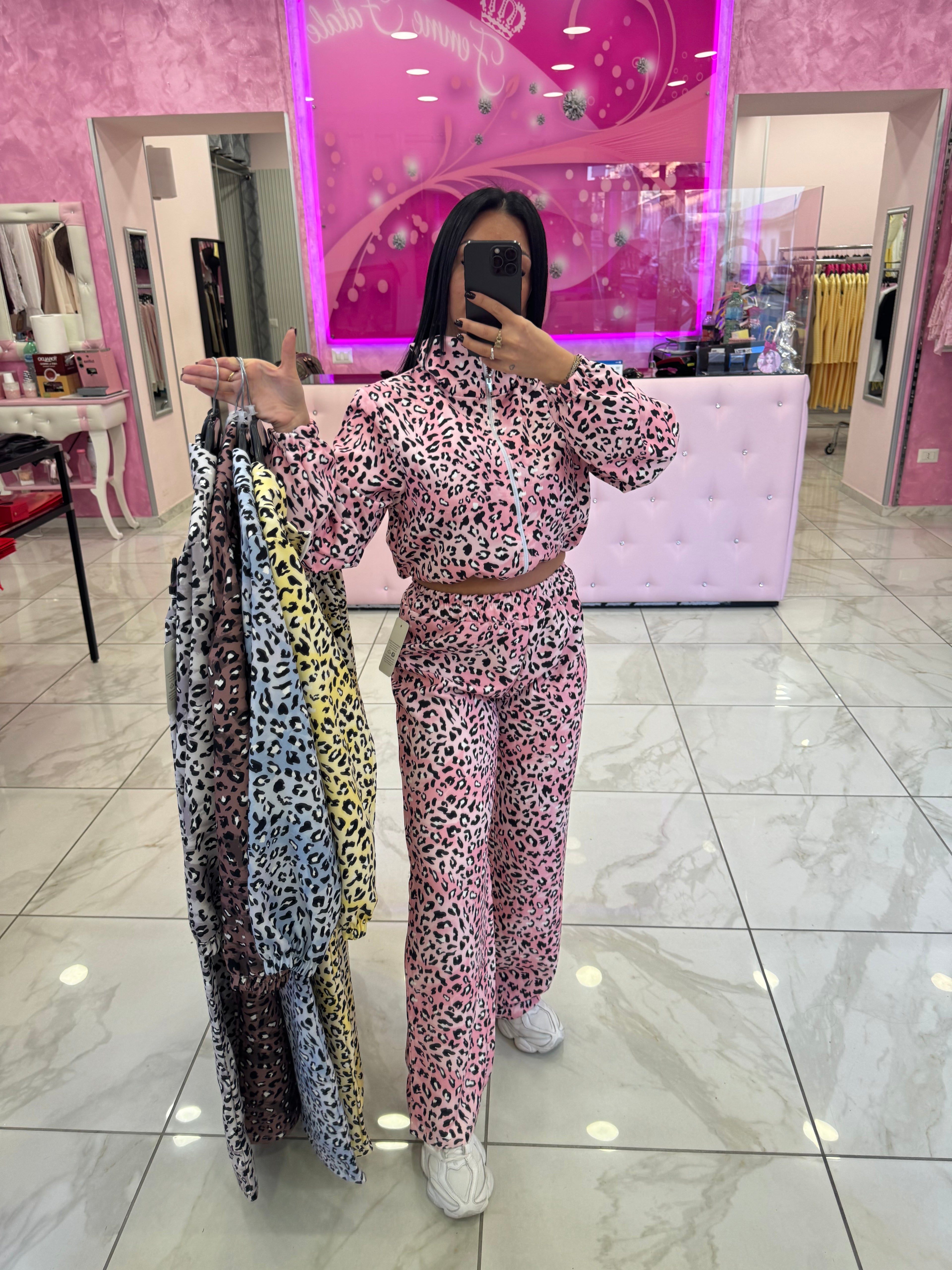 COORDINATO TUTA ANIMALIER