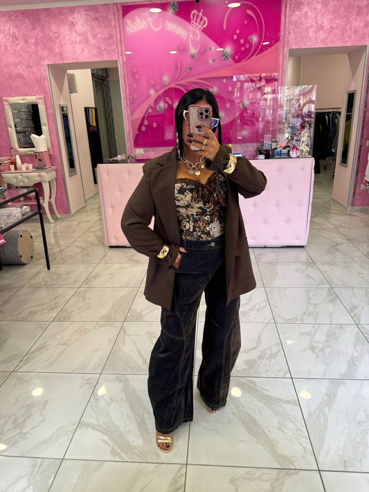 Jeans Balloon Marrone